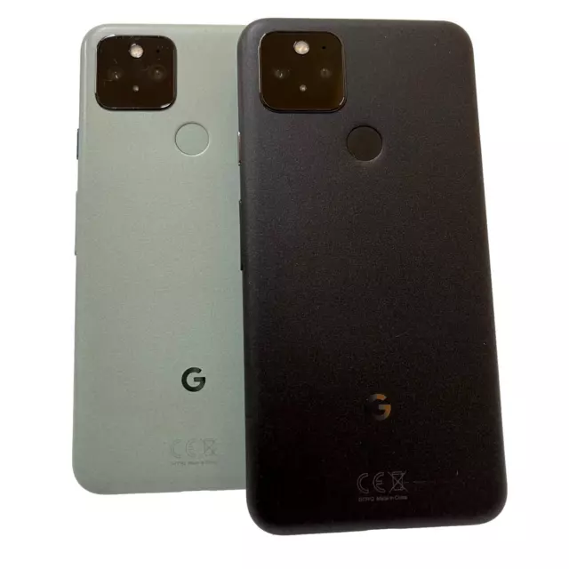 Google Pixel 5 128GB 5G Unlocked Just Black Green Android Smart Phone | Good