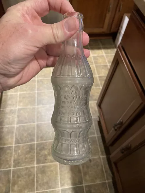 1924 Try-me Beverages Special 6oz Embossed Soda Bottle Savannah Georgia GA