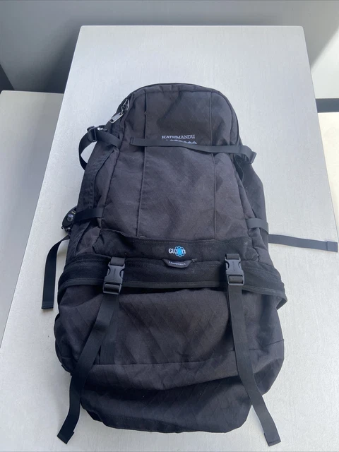 Kathmandu Gluon Longhaul Large Black Backpack