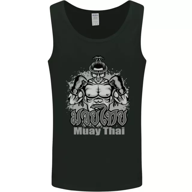 Gilet canotta da uomo Muay Thai Boxing MMA arti marziali calcio