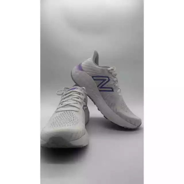 New Balance Women's Fresh Foam X Vongo V5 Running Shoes White/Purple Size 8