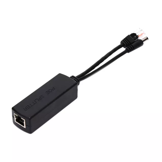 Gigabit Active PoE Splitter Power Over Ethernet 48V to 12V 1A-2A 10/100/1000 -ca