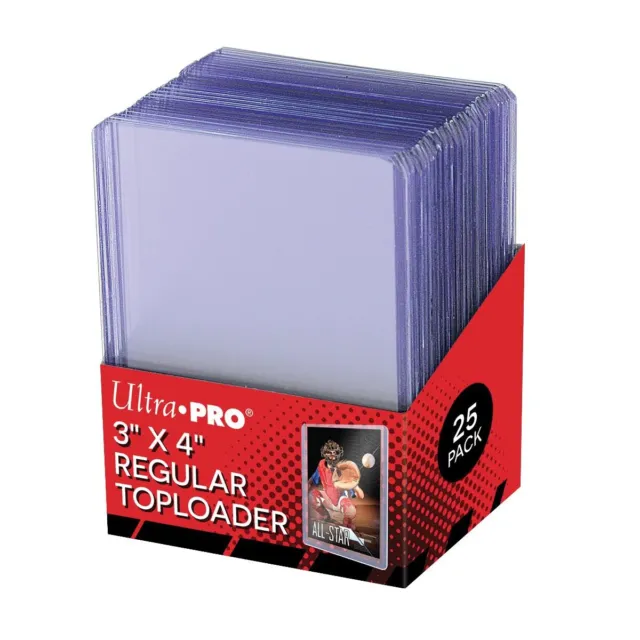 Ultra Pro - Toploader Regular - 3x4 - 25pz - Proteggi Carte Pokemon MTG YUGIOH