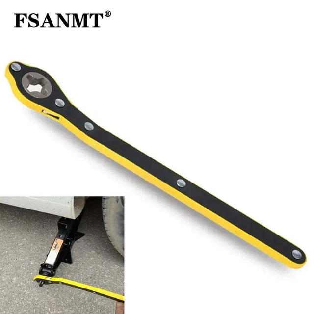 Car Labor-Saving Jack Ratchet Wrench Cross Type Steel Hand Repair Tool Motorcycl