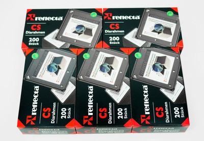 300 Reflecta CS diarahmen glaslos NUOVO in scatola originale Agfa compatibile ecc. 
