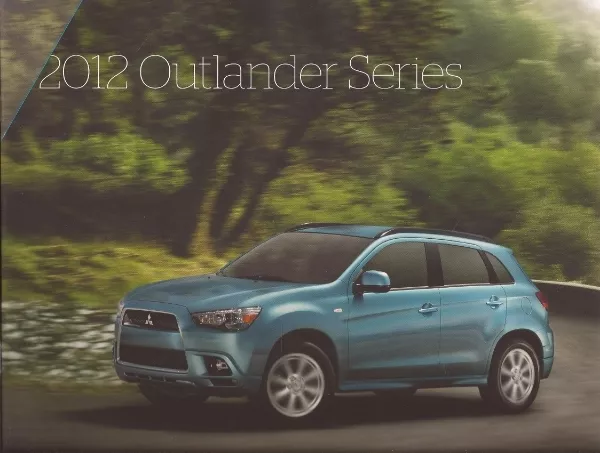 2012 12 Mitsubishi Outlander Sales brochure MINT