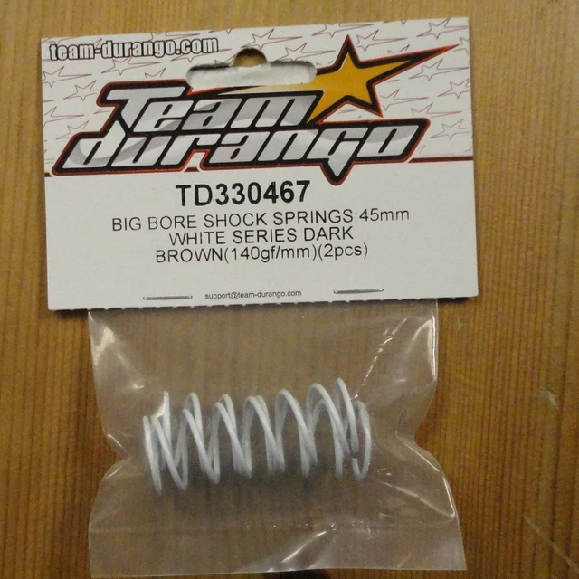 Team Durango DEX210 2WD Buggy 45mm Big Bore Shock Springs 140gf/mm 2pcs TD330467