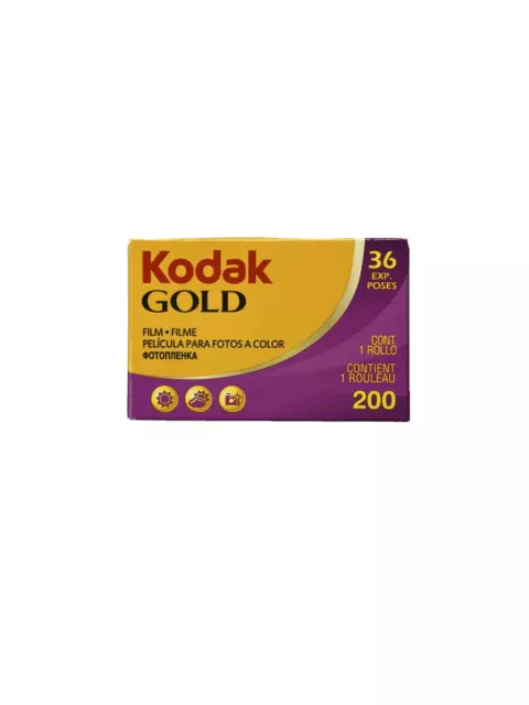 Kodak Gold 200 135/35 mm ISO 200 Farbnegativfilm - 36 Belichtungen - MHD 02/25