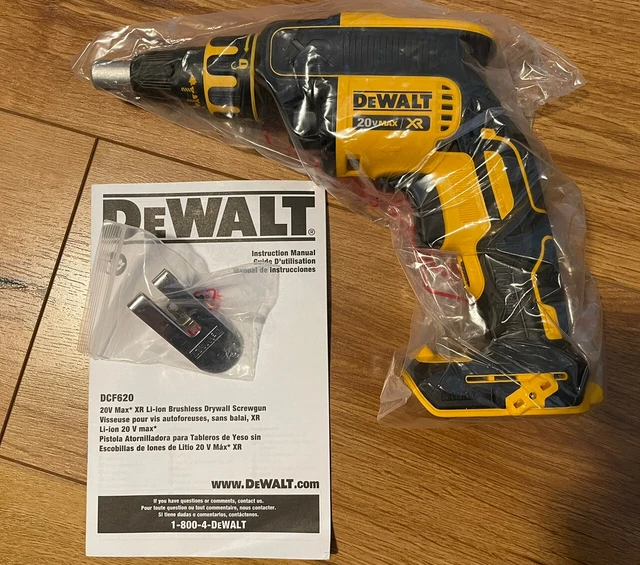 DEWALT DCF620B 20V MAX XR Brushless Drywall Screw Gun (Tool Only) New