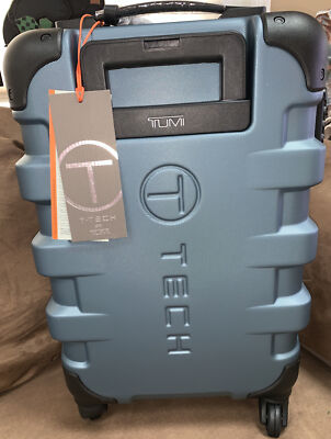 TUMI INTERNATIONAL CARRY On T-Tech Steel Blue Wheel Combo Lock ...