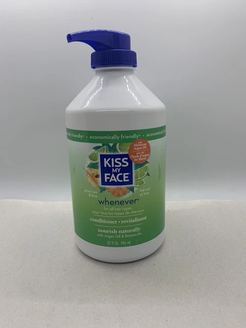 Nuevo acondicionador Kiss My Face Whenever té verde y lima 32 oz descontinuado