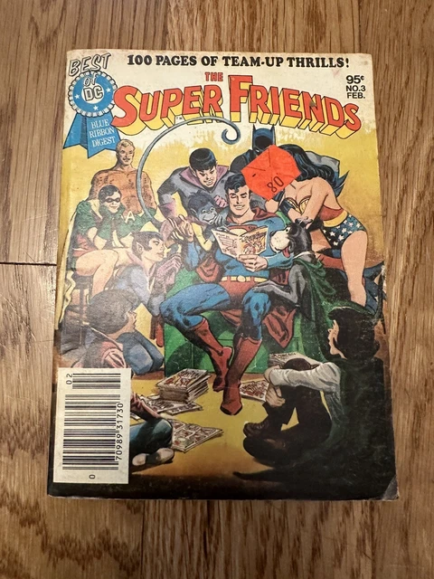 Feb. 1980 Best Of DC Blue Ribbon Digest - The Super Friends No.3