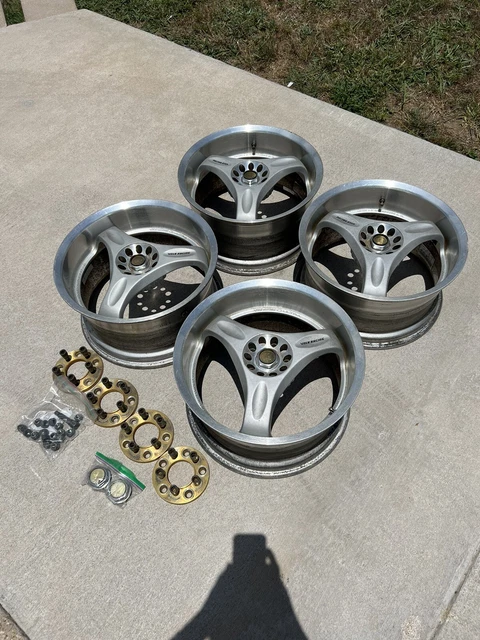 JDM RAYS VOLK RACING WHEELS C ULTRA 3 Spoke RARE Set 5x114 GTR Spec JDM RAYS VOLK RACING WHEELS C ULTRA 3 Spoke RARE Set 5x114 GTR Spec