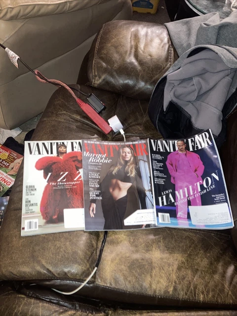 Vanity Fair Magazine September 2022 Lewis Hamilton  Jan 2023 Margot Robbie &lizz