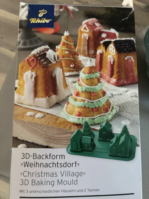 3D Backform Weihnachtsdorf