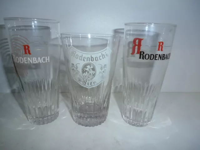 Biere 3 Verres  Rodenbach