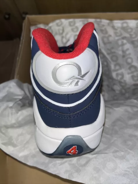 Boys Grade School Sneakers Reebok Question Mid 5.5 5.5Y New In Box Iverson Nib 3