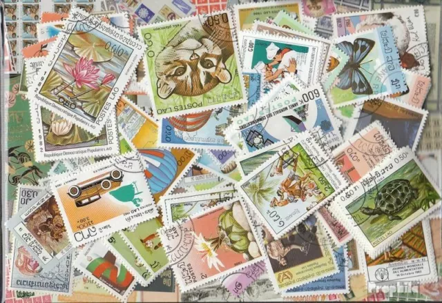 Laos 200 different stamps