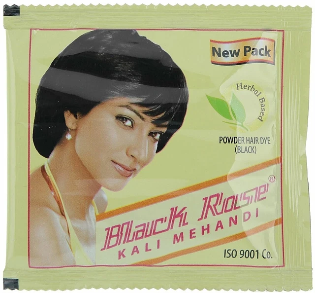 BLACK ROSE HENNA Powder Black Kali MehndiHenna Powder Black 1x 50