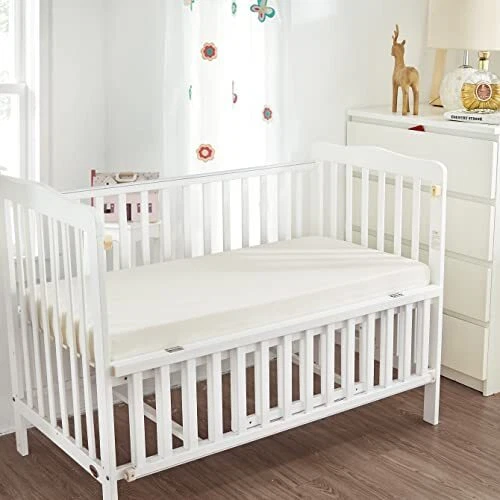 Bargoose Organic Cotton Waterproof Crib Mattress Cover Fitted 2 Pack