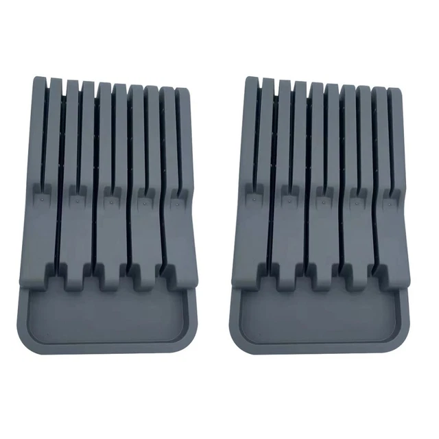 2 x organizzatore posate scaffale organizer forbici supporto utensili da cucina