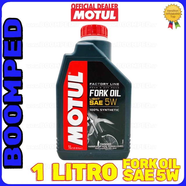 1LT OLIO LIQUIDO FORCELLA MOTUL FORK OIL EXPERT SAE 15W - Foto 5