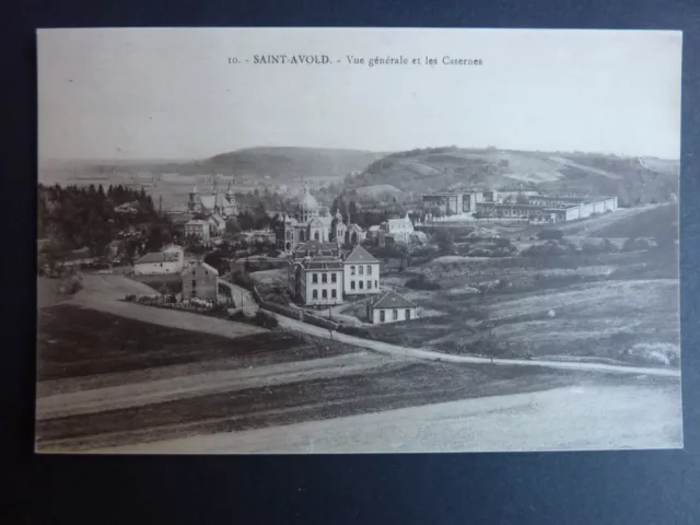 SAINT AVOLD St avold Moselle CPA 57 vue generale et les casernes