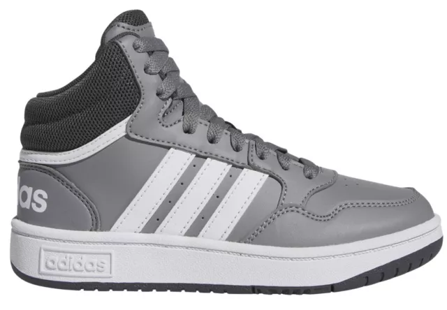 Scarpe da donna Adidas IF2721 sneakers alte sportive scuola ginnastica grigie