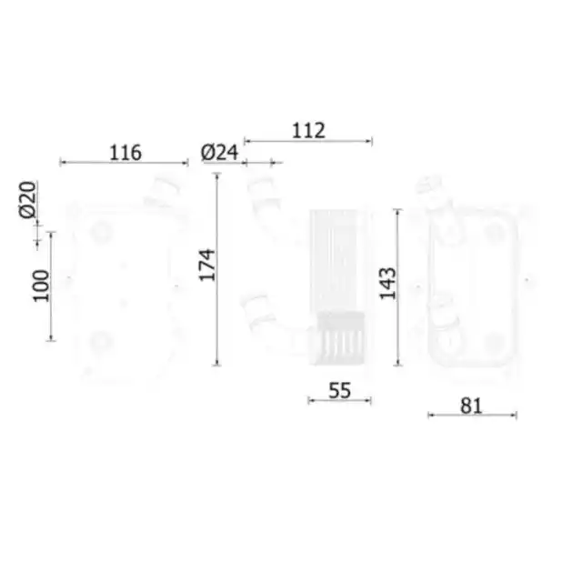 Ölkühler Motoröl MAHLE CLC 276 000S für Kia Hyundai Sorento II Santa FÉ IX35