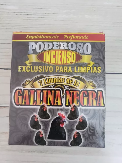 7 Limpias de la Gallina Negra Incienso en Polvo Mistico - Esoterico Limpias 6oz