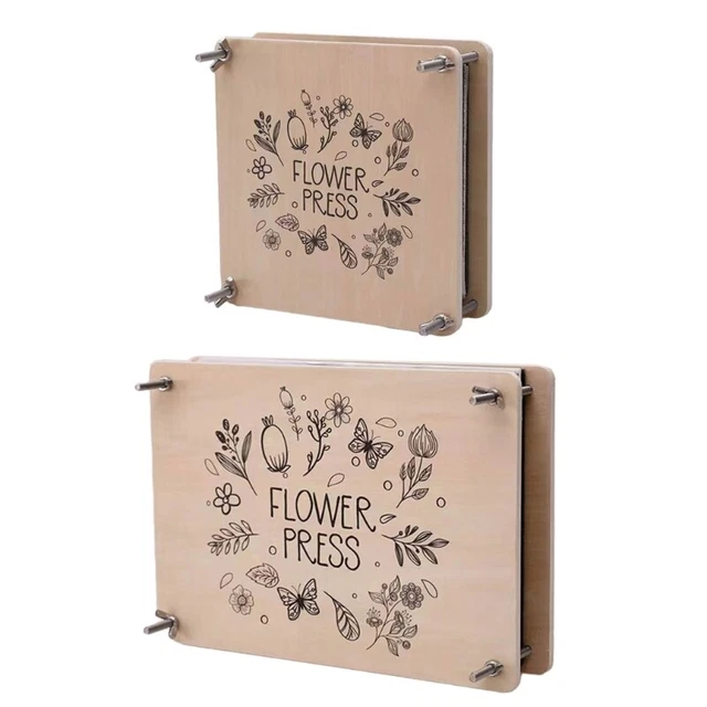 Wooden Flower & Plant Preservation Kits for Adults, Leaf Press Flower Press Kits