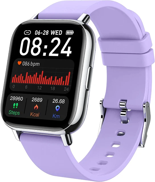 Smartwatch Uomo Donna Smart Watch 1,69" Orologio Intelligente Notifiche Messaggi
