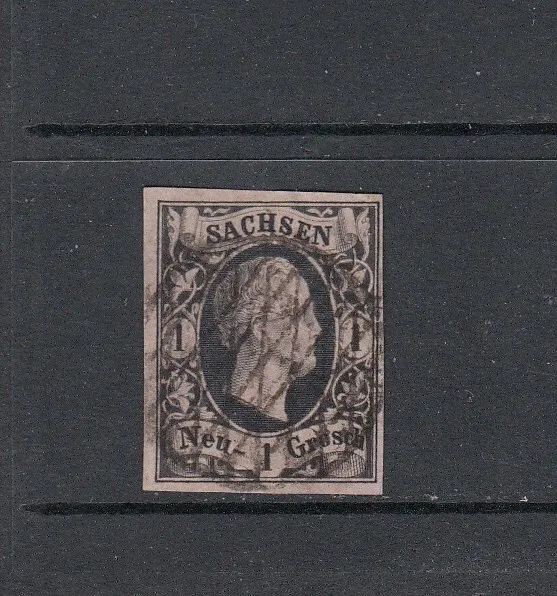 Altdeutschland Sachsen - Michel-Nr. 4a gestempelt