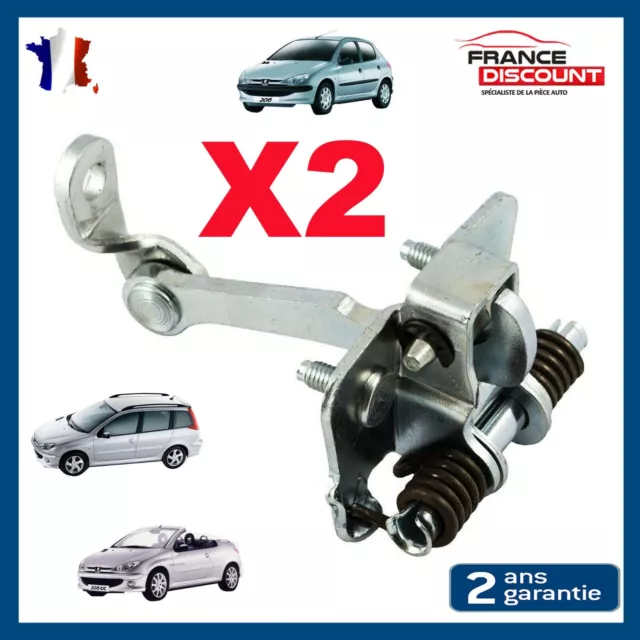 X2 ARRET DE PORTE CHARNIERE AVANT GAUCHE ET DROIT pour 206 CC SW = 9181.C8