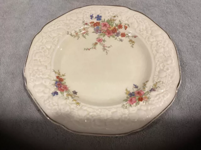 Vintage Crown Ducal, Florentine, Dinner Plate, 22.5cm