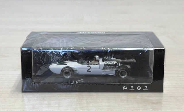 1/43 SPARK EUROSPORT McLaren M2B 1966 F1 Monaco GP Blues 300 Limitée