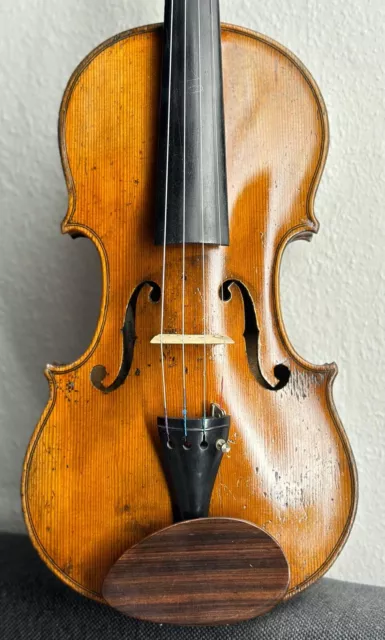 Alte Geige, 4/4 Violine, Ettore Siega 1924 Inschrift, spielbereit, WELTWEIT