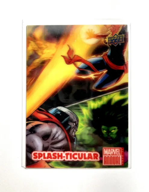 2020-21 Upper Deck Marvel Annual Splash-Ticular 3D Avengers #29 Page 13 #S13
