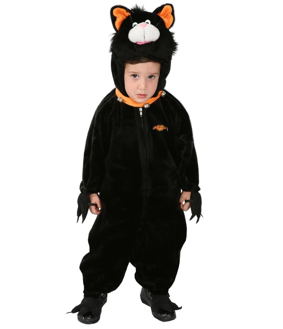 COSTUME MASCHERA GATTO Nero Halloween Vestito Carnevale Bambino Festa Party  EUR 26,91 - PicClick IT