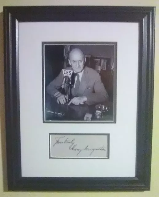 Henry Morgenthau (1891-1967) / Autograph / US Treasury Secretary / 10x13" Framed