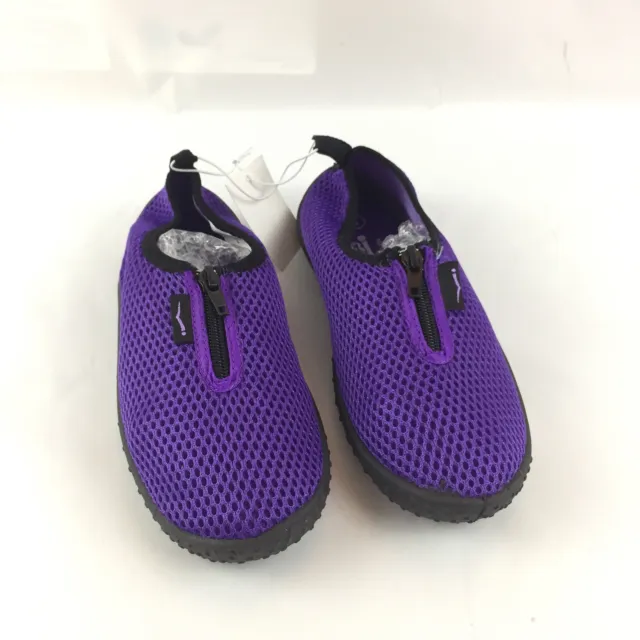 Wave Runner Quick Dry Water Shoes Youth 3 Aqua Socks Barefoot Slip-On Zipper