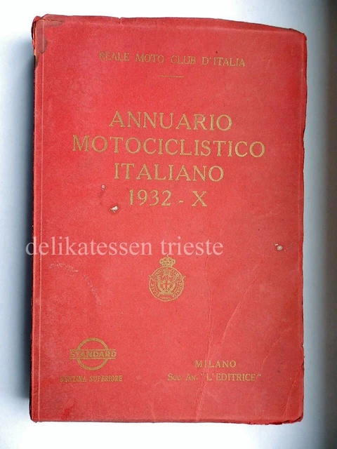 Distinctif Original D'époque - Reale Moto Club D'Italia - C. Paccagnini Milano
