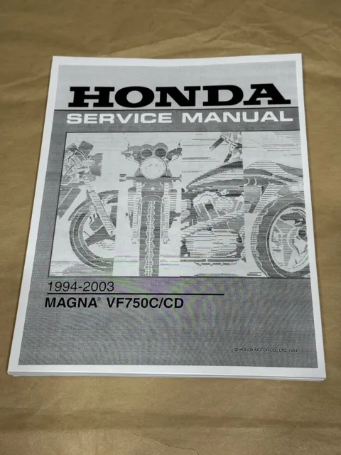 Factory Repair Service Shop Manual 1994-2003 Honda Magna 750 VF750C VF750CD