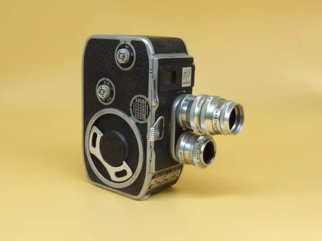 PAILLARD BOLEX B8 Som Berthiot Cinor B 1,2 F35 avec boîtier en cuir original.