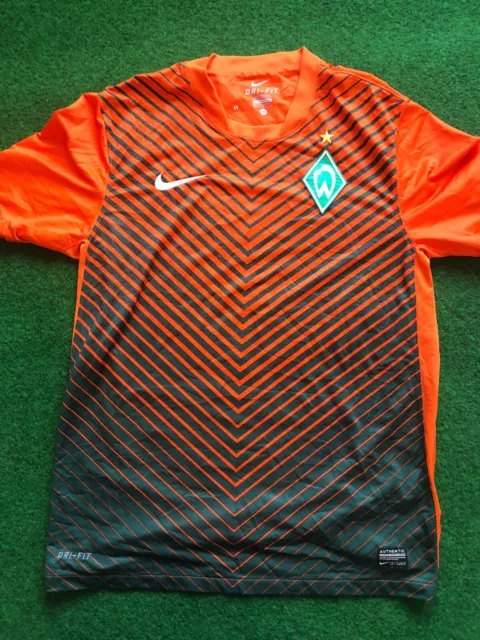 Original SV Werder Bremen Nike away Trikot orange M medium 2011/2012