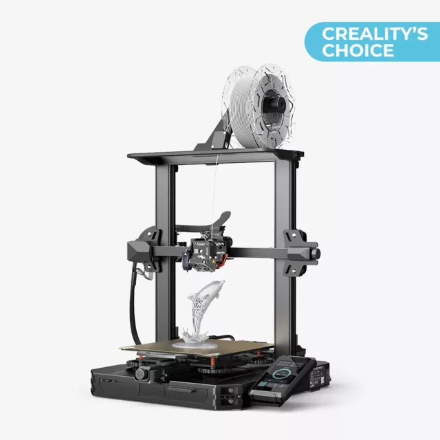 Creality Ender 3 S1 Pro 3D Printer w/ High-Temp Nozzle  CR Touch Auto Levelling 3