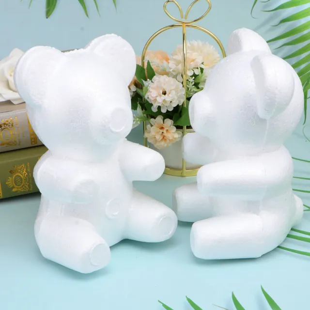 2 piezas molde de oso abrazo artesanales con formas de poliestireno