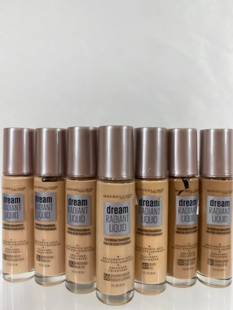 Maybelline Dream Radiant Liquid Foundation YOU CHOOSE Buy More Save&Combine Ship