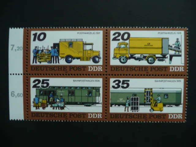 DDR 1978, Mi.Nr. 2299-2302 Zd **, "Posttransport", postfrisch, TOP !!