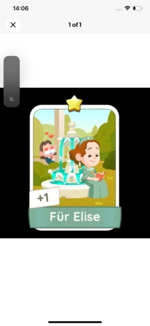 FUR ELISE - Monopoly GO Sticker/Card INSTANT SEND 😁👍🐣ca